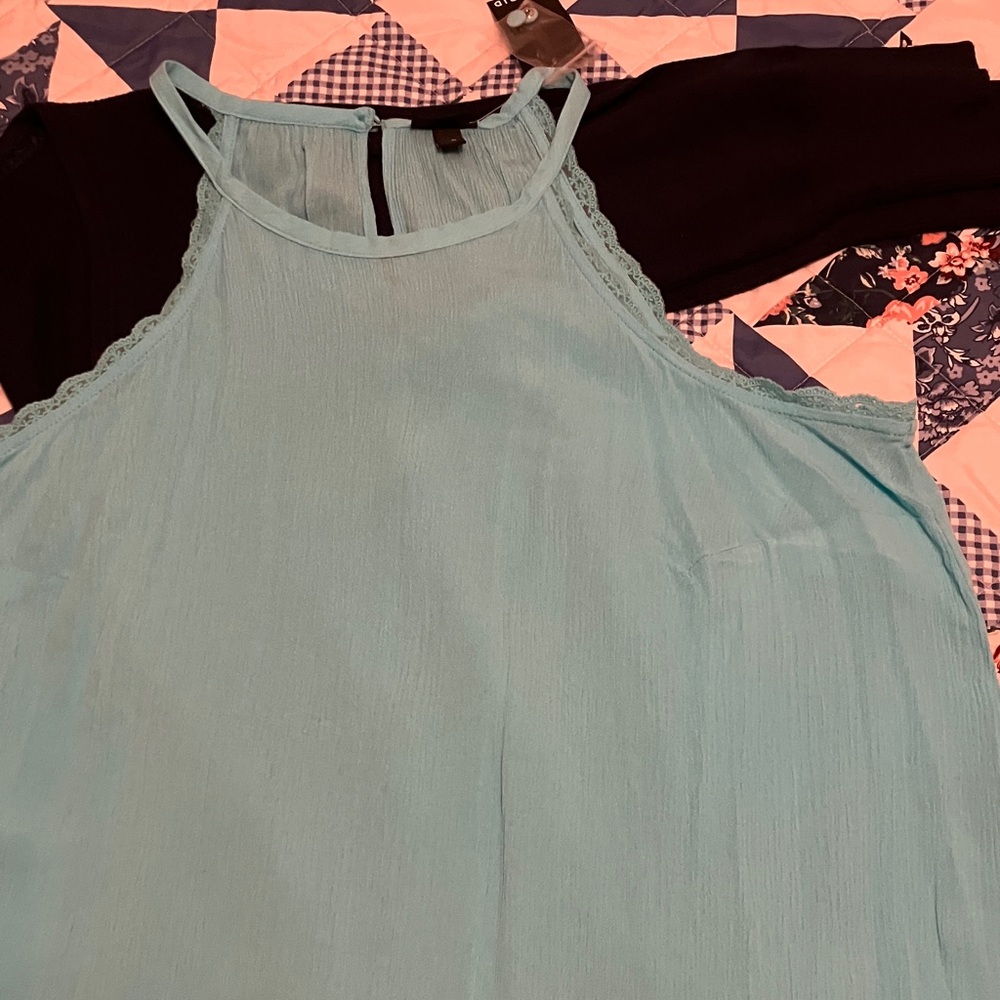 Torrid Light Blue Tank Top